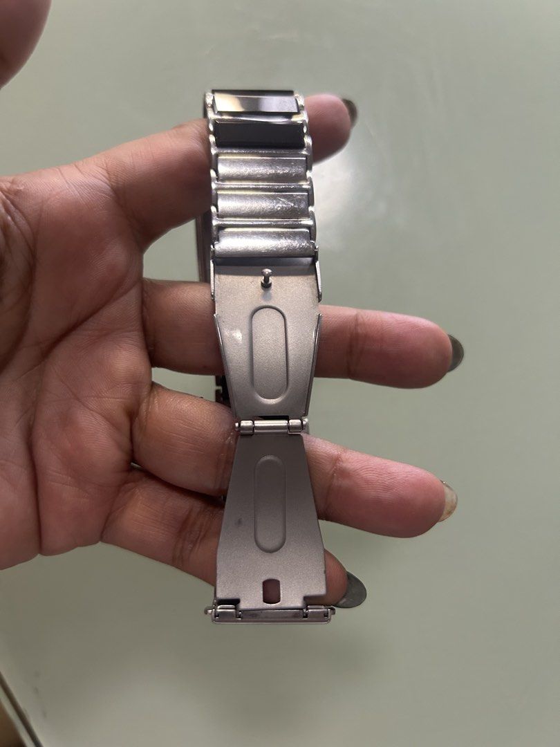 TECHNO-COM Watch - Stainless Steel, Sapphire Crystal (Category: Women's Watches) located in Cavite. Submitted by mamamia73 (Listing ID 1464442135, Image 3). Description: - TECHNO-COM watches - Includes 2 rectangular face watches and 1 round face watch - All feature stainless steel bands and black faces - Durable construction: 'STAINLESS STEEL', 'SAPPHIRE CRYSTAL' - Practicality: 'WATER RESISTANT 3 BAR' - Secure fold-over clasp - Presented in a st