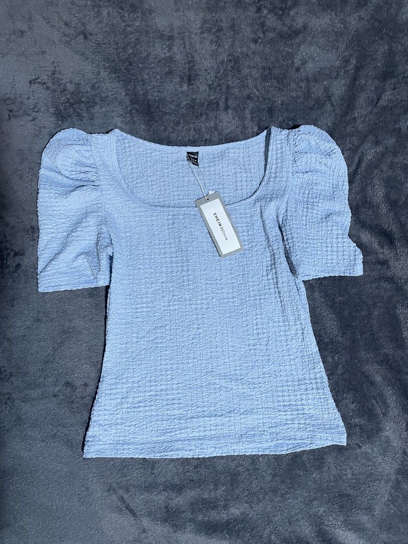 Textured Blue Top (Category: Others Tops) located in Rizal. Submitted by its_meygan (Listing ID 1464556641, Image 1). Description: .