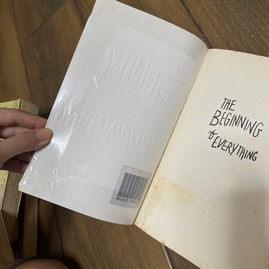 The Beginning of Everything (Category: Storybooks) located in Quezon City. Submitted by julia_ppp (Listing ID 1464468958, Image 3). Description: note: i plastic wrapped the cover!.