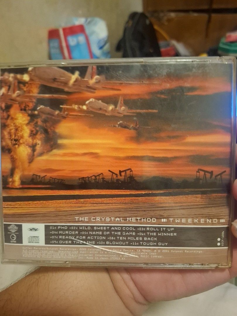 The Crystal Method Tweekend III CD (Category: CDs & DVDs) located in San Jose del Monte. Submitted by youweiner48495 (Listing ID 1464524680, Image 2). Description: - The Crystal Method Tweekend III CD - Includes hits like 'Busy Child' and 'Roll It Up' - Classic electronic music.