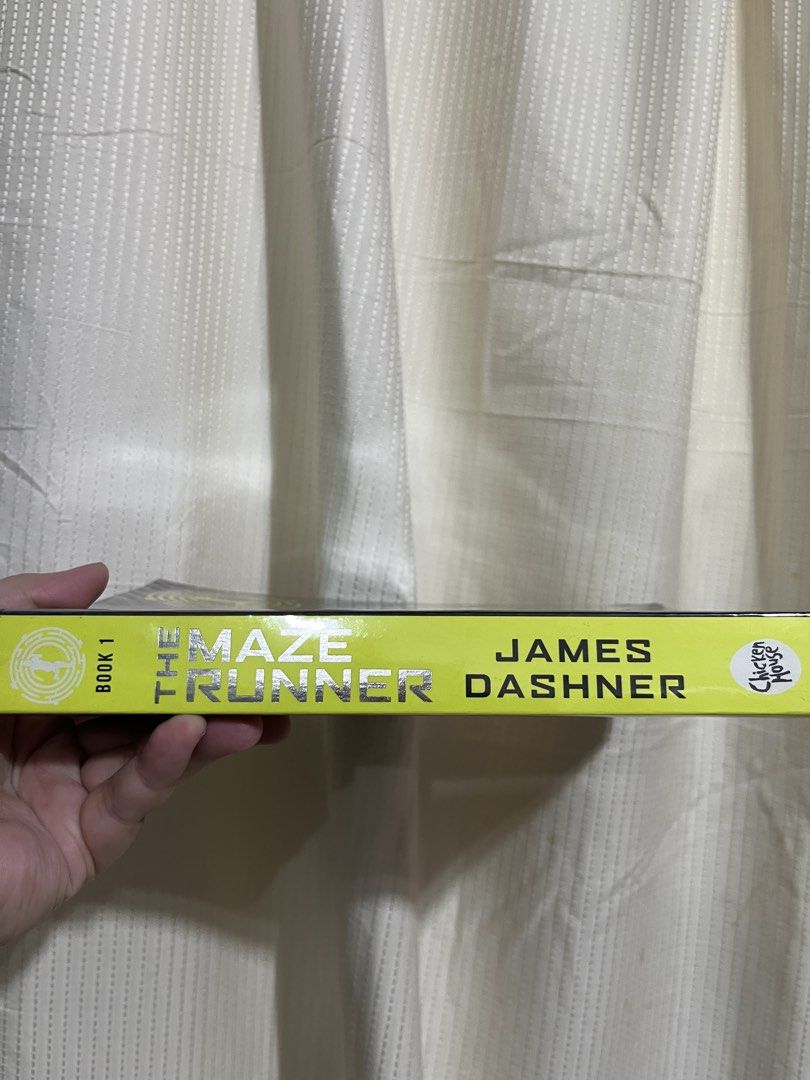 The Maze Runner Book 1 by James Dashner (Category: Storybooks) located in Pasig City. Submitted by bebeoreo (Listing ID 1464461669, Image 2). Description: - The Maze Runner, Book 1 by James Dashner - Brand new, still sealed in original plastic wrap - First book in the bestselling series - Adapted into a major motion picture - Ideal for fans of dystopian fiction and adventure stories.