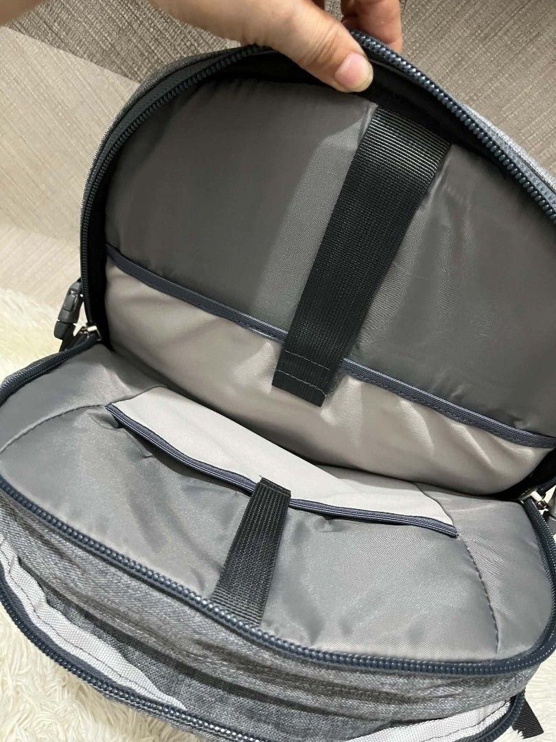 The North Face Surge II Transit Backpack Grey (Category: Backpacks) located in Imus. Submitted by desvasquez (Listing ID 1464447192, Image 2). Description: - Brand: The North Face - Model: Surge II Transit - Color: Grey - Features: Multiple compartments for organization - Main compartment - Front organizer pocket - Side pockets - with Laptop and ipad sleeve - Condition: Brand new with tag - Dimension: Height -21 inches Length-13 inches, width -5 