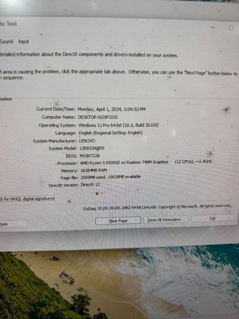 Thinkcentre m75q gen 5 (Category: Desktops) located in Manila. Submitted by happyearth.953a15 (Listing ID 1464513833, Image 3). Description: Thinkcentre m75q gen 5 Ryzen 5 8500GE AMD Radeon 740M graphics 16gb ram ddr5 256gb nvme Windows 11 pro OS Unit with power adapter 💸💸💸 25,000 Location: San Andres bukid manila Pick up or deliver.