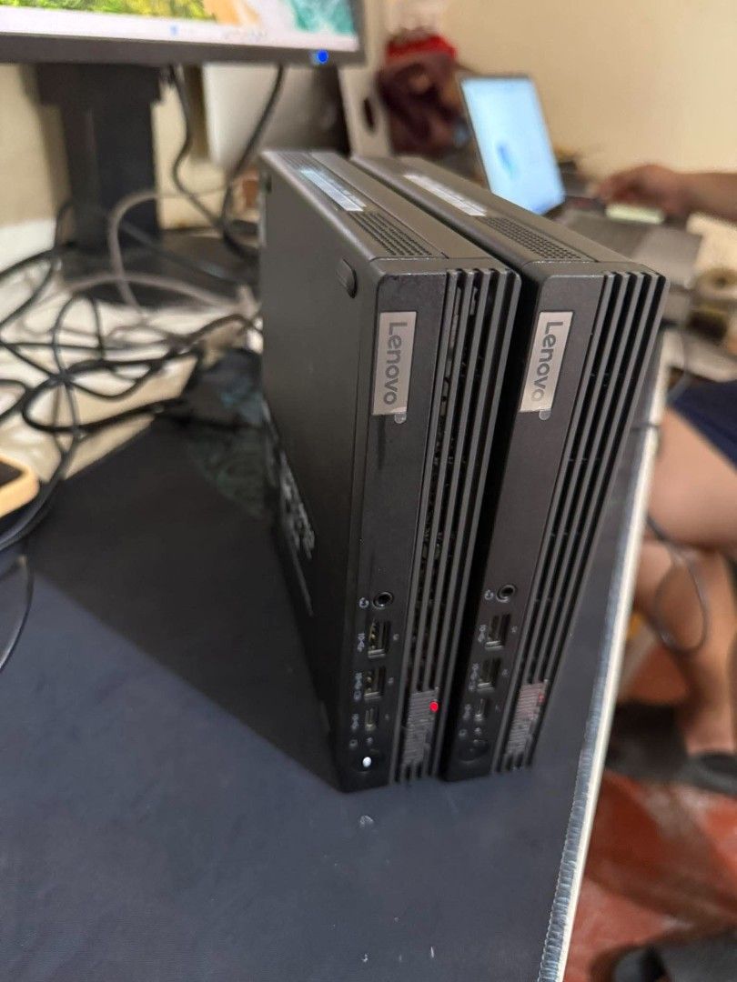 Thinkcentre m75q gen 5 (Category: Desktops) located in Manila. Submitted by happyearth.953a15 (Listing ID 1464513833, Image 1). Description: Thinkcentre m75q gen 5 Ryzen 5 8500GE AMD Radeon 740M graphics 16gb ram ddr5 256gb nvme Windows 11 pro OS Unit with power adapter 💸💸💸 25,000 Location: San Andres bukid manila Pick up or deliver.
