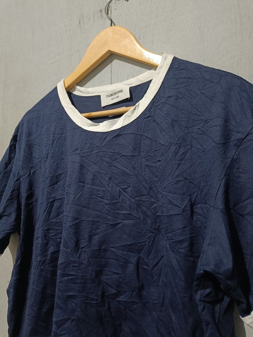 THOM BROWNE T SHIRT (Category: Tshirts & Polo Shirts ) located in Davao. Submitted by thrift.it.denzz (Listing ID 1464445257, Image 2). Description: THOM BROWNE T-SHIRT •SIZE LARGE W21 L27 •GOOD AS NEW CONDITION •NEED WASH •1,200 🏷️ FREE SHIPPING 📩DM📩.