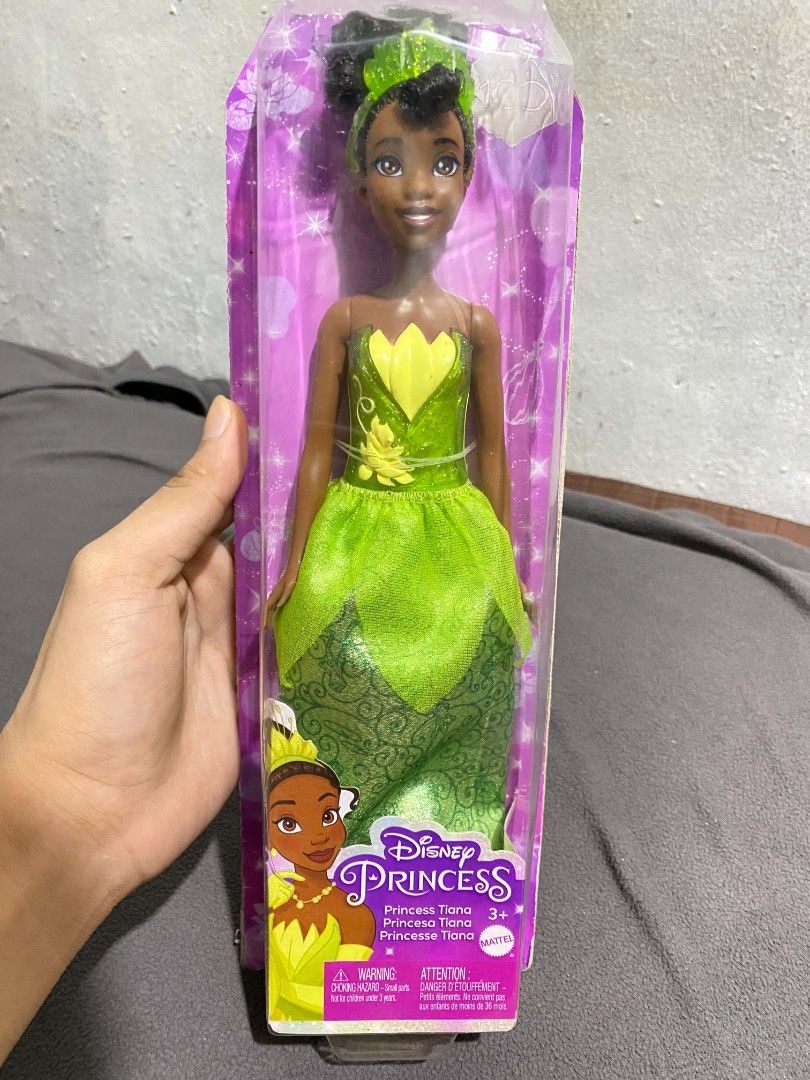 Tiana Doll Mattel (Category: Kids Toys) located in Taguig. Submitted by jeannecaye57818 (Listing ID 1464490087, Image 1). Description: Tiana Dolls NRFB Still in box po sale ko na tagal na kasi na stock sa bahay.