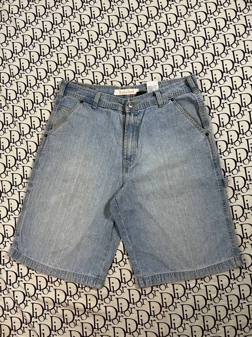 TIMBERLAND CARPENTER JORTS (Category: Shorts) located in Manila. Submitted by temetrius_husslin (Listing ID 1464446689, Image 1). Description: BRAND: TIMBERLAND CARPENTER JORTS Size: W-36/L-24/T-14/-12 OVERALL CONDITION: GOOD ISSUE: MINIMAL FADE COLOR RATE: 8/10 📩 DM FOR INQUIRIES AND FOR MORE DETAILS! ACT FAST! ONCE SOLD, GONE FOREVER. 🚚 Delivery: J&T Express 💳 Payment : GCash.