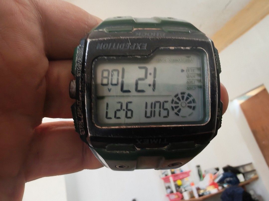 Timex Expedition Digital Watch (Category: Men's Watches) located in Manila. Submitted by hassanalsa47489 (Listing ID 1464398687, Image 1). Description: - Timex Expedition Digital Watch - Rugged, outdoor-ready design - Features: Alarm, Timer, Stopwatch - Displays: Time and Date - Ideal for everyday wear and adventures.