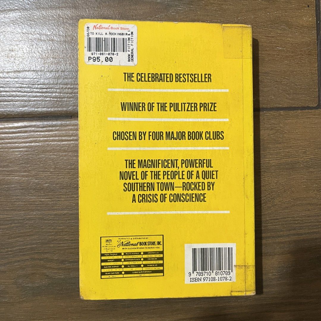 To Kill a Mockingbird by Harper Lee (Category: Storybooks) located in Quezon City. Submitted by julia_ppp (Listing ID 1464548981, Image 2). Description: very old copy hahaha.