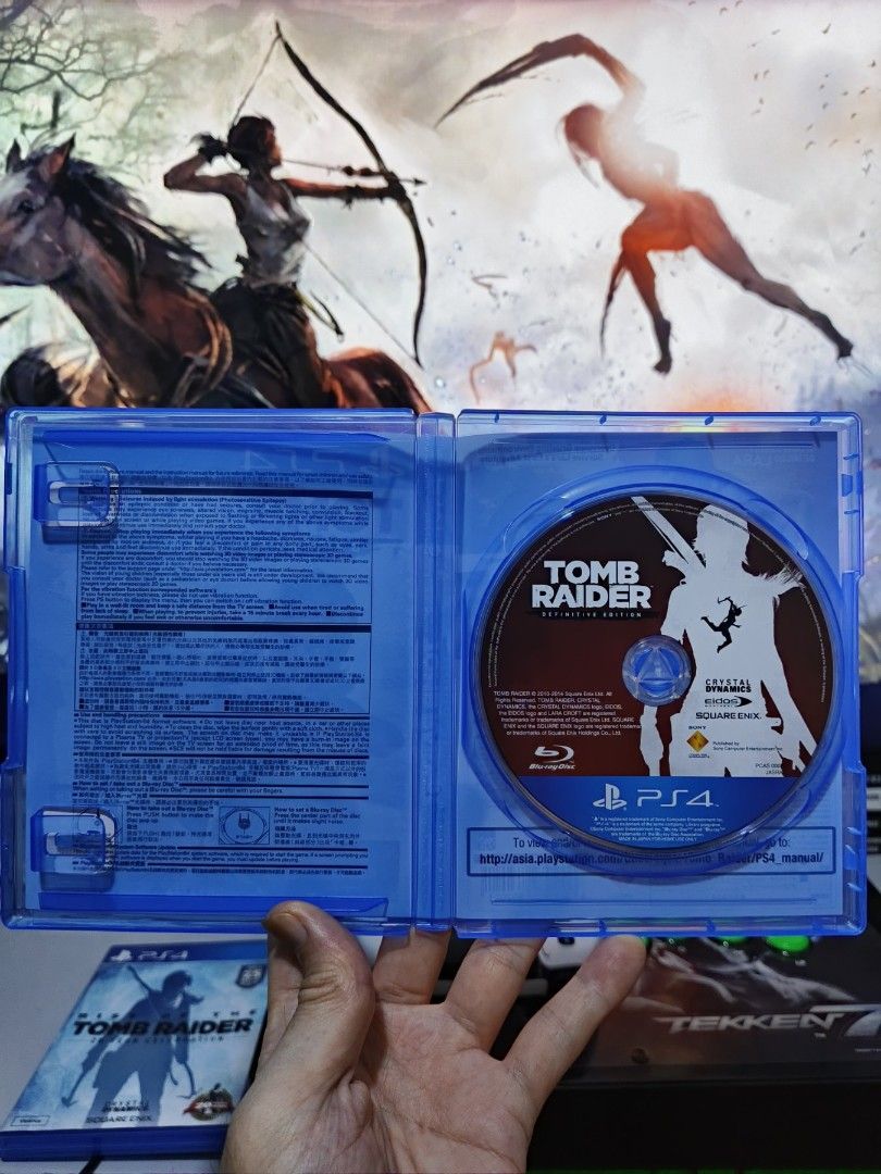 Tomb Raider Definitive Edition PS4 Game (Category: PlayStation) located in Cavite. Submitted by munting_aklatan_ph (Listing ID 1464372918, Image 3). Description: Tomb Raider (2013) Definitive Edition (PS4 / PS5 Backward Compatible) 💰 Price: ₱700 (Slightly negotiable) Condition: Disc is 10/10 (scratch-free). Plastic outer sleeve has minor shelf wear/scratches from storage, but the cover art insert and case are fully intact. Origin: Personally bou