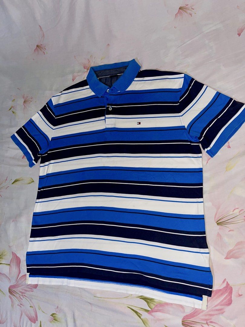 TOMMY POLO STRIPE (Category: Tshirts & Polo Shirts ) located in Cagayan de Oro. Submitted by gabsthrift (Listing ID 1464361931, Image 2). Description: TOMMY POLO STRIPE SIZE XL GOOD CONDITION.