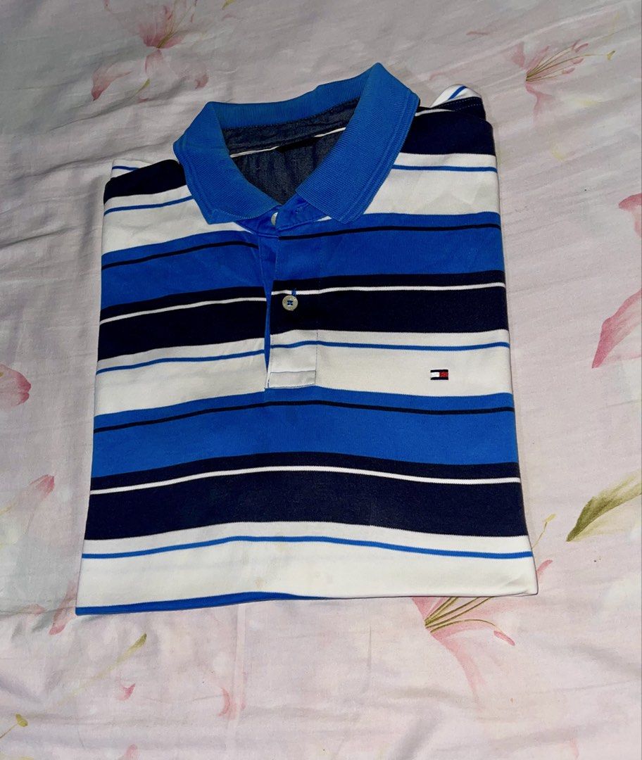 TOMMY POLO STRIPE (Category: Tshirts & Polo Shirts ) located in Cagayan de Oro. Submitted by gabsthrift (Listing ID 1464361931, Image 1). Description: TOMMY POLO STRIPE SIZE XL GOOD CONDITION.