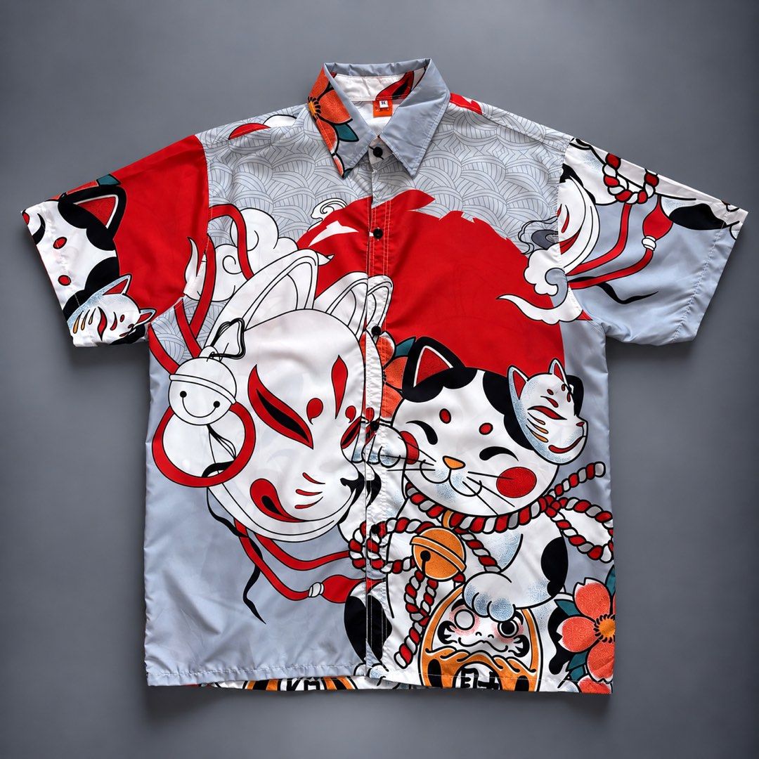 TON SOM KITSUME MASK POLO (Category: Tshirts & Polo Shirts ) located in Taguig. Submitted by clarrk95 (Listing ID 1464385092, Image 1). Description: Ton Som Kitsume Mask Polo Size: XL (tag) Length: 28.5inches Width: 23.5inches PRICE: ₱450 ONLY! FLAWS: minor stain (barely notisable) ✅ brandnew condition ✅ add shipping fee ✅ ignoring LP inquiry Shipping: Lalamove | J&T | LBC Location: Taguig📍 Payment: Gcash | Bank | Cash FB: THRFT IG: thrft_25 DM 