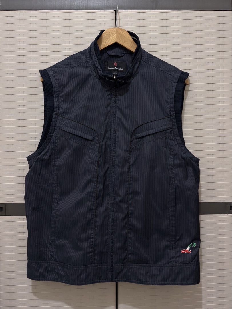 Tonino Lamborghini Vest (Category: Vests) located in Santa Cruz. Submitted by hongkongmarketph (Listing ID 1464531902, Image 1). Description: excellent condition size large 22 width / 26.5 length nice in actual, worth the price.