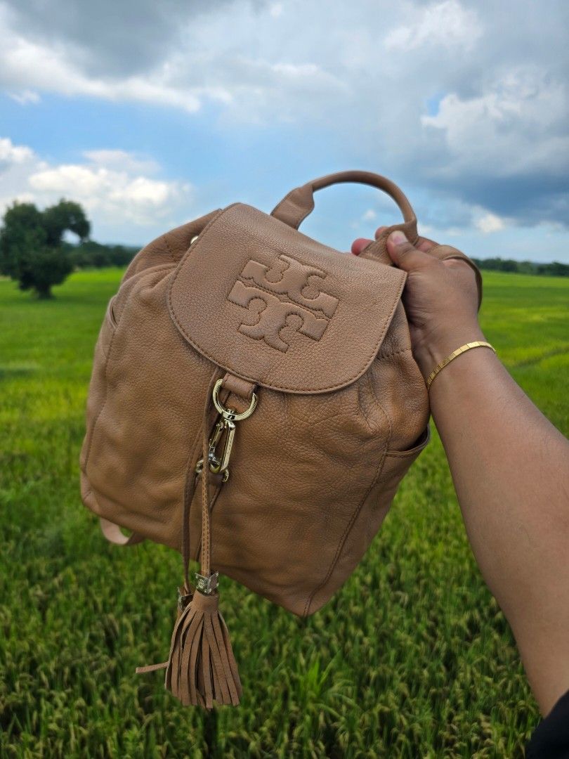 TORY BURCH THEA BAGPACK (Category: Luxury Bags & Wallets) located in Baguio. Submitted by legitbuyerpoako (Listing ID 1464567725, Image 2). Description: no flaws nothing to explain ready to use po FIX free sf.
