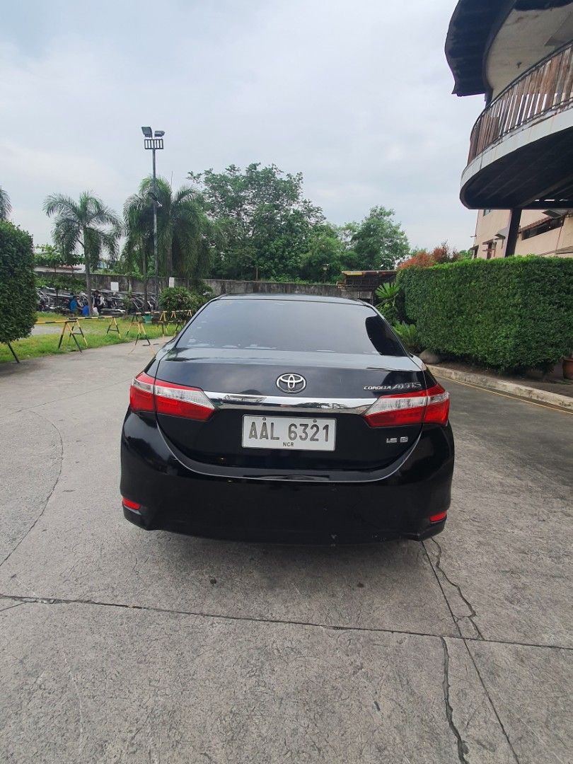 Toyota Corolla Altis 1.6 Auto (Category: Used Cars) located in Manila. Submitted by tony317405 (Listing ID 1464562197, Image 2). Description: Toyota Altis 2014 Model AT Transmission Color Altitude Black Odometer 119888 KM RFS Seldom Use where is as is very negotiable.