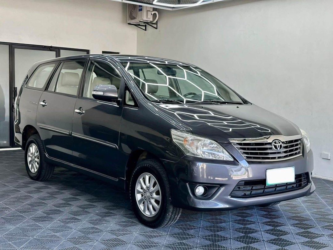 Toyota Innova 2.0V Auto (Category: Used Cars) located in Manila. Submitted by quality_cars (Listing ID 1464468992, Image 2). Description: 2014 TOYOTA INNOVA 2.0V GAS AUTOMATIC🔥 For Sale | Trade in | Financing HIGH and FAST APPROVAL!! FINANCING Downpayment: ₱150,000 ALL IN ‼️ INCLUSION: - Chattel Mortgage fee ✅ - Processing fees ✅ - Transfer of ownership fees ✅ 1yr: ₱40,880 monthly 2yrs: ₱22,750 monthly 3yrs: ₱16,916 monthly 4yrs: ₱14,210 monthly