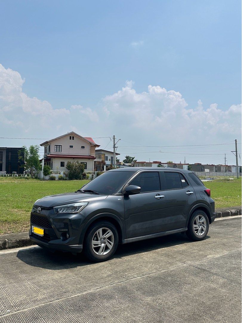 Toyota Raize G CVT Auto (Category: Used Cars) located in Manila. Submitted by plotandtales (Listing ID 1463898287, Image 2). Description: I will update this post with more details soon. Available every Wednesday and Sunday for visit. Still under Toyota Financing, but purchase price already includes settlement of the remaining balance. First owner, bought last July 2023. Less than 14k mileage as of this posting. RFS: No longer used since I don't d