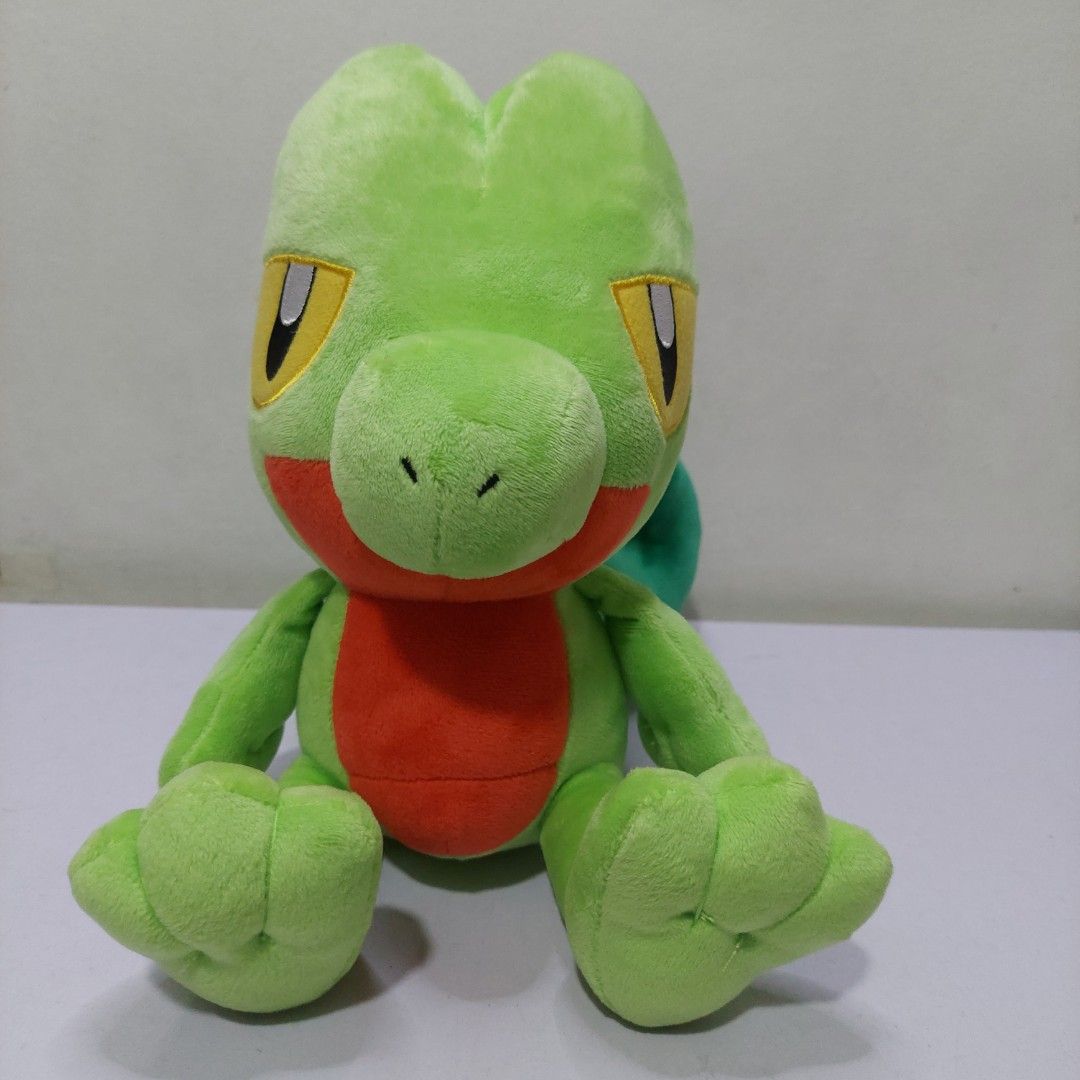 Treecko Pokemon 3rd Round Nintendo Stuffed Toys (Category: Plushies & Soft Toys) located in Pasig City. Submitted by muffinstoysshop (Listing ID 1464464299, Image 2). Description: Treecko Pokemon 3rd Round Nintendo Stuffed Toys - Size : 11- INCH / 28 cm - Brand : Pokemon 3rd Round Nintendo - Quantity: 1 pc - Good as new - Cleaned & Sanitized - Good Condition - What you see is what you get! - Item ON HAND ready for shipping - A great gift or colle