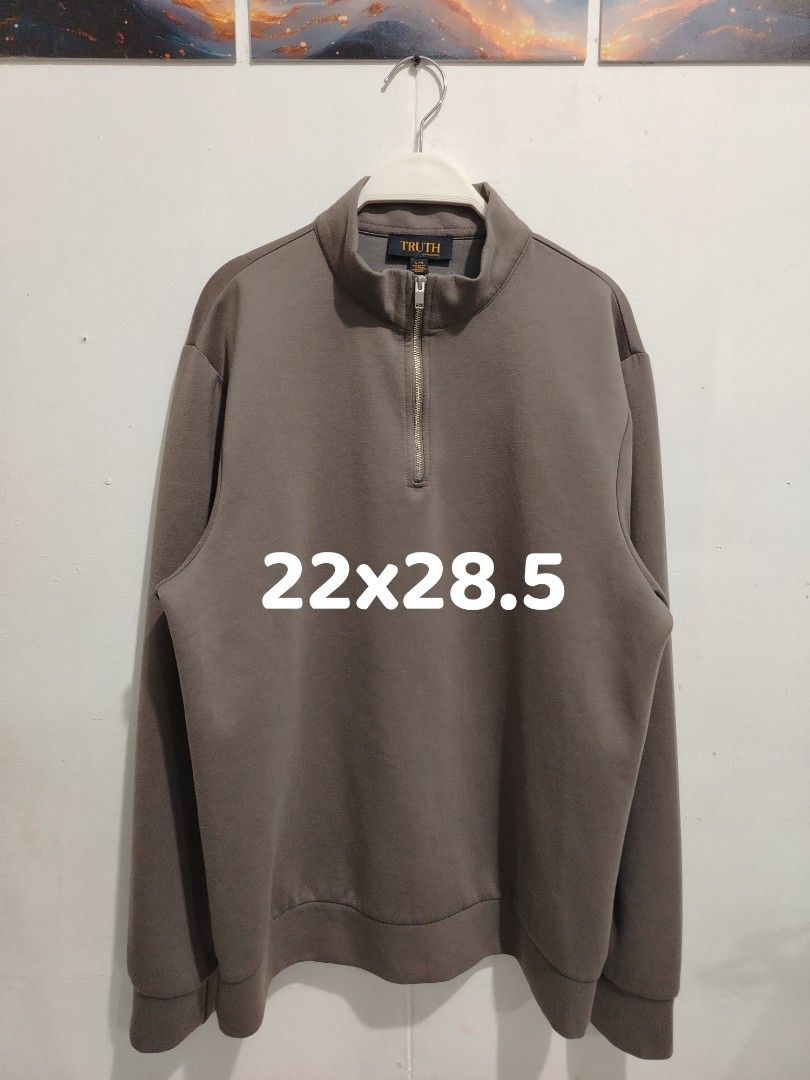Truth by Republic Quarter Zip Sweater (Brown) (Category: Coats, Jackets and Outerwear) located in Paranaque City. Submitted by acexjheapparel (Listing ID 1464435649, Image 1). Description: •For interested only •Don't inquire if not interested •Low ballers will be ignored •Size and Price Already Indicated to this Post •Check before you Chat •Condition 9/10 •MOP: Gcash •MOD: Lalamove (open for COD) or J&T (Payment first plus SF) •Check photos for l