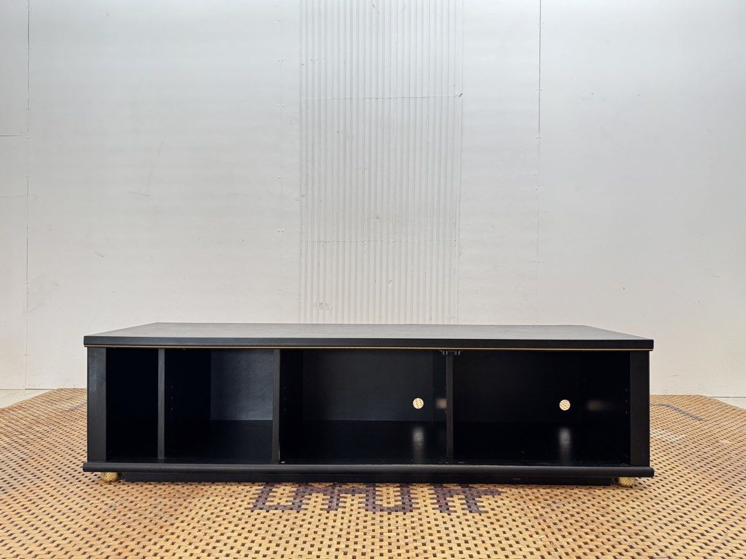 Tv Rack 57 inches (Category: TV Consoles) located in Quezon City. Submitted by matetdevis13 (Listing ID 1464566922, Image 1). Description: Wooden Open Shelves TV Rack Price: 5,500 L57.5 x W17.5 x H15 In good condition Code MJS20-T22A.