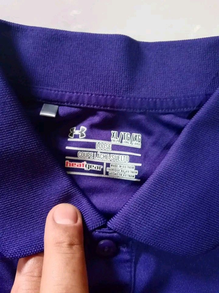 Under Armour Performance Polo (Category: Activewear) located in Guihulngan. Submitted by johnjohndripgoods (Listing ID 1464360374, Image 2). Description: UA PERFORMANCE POLO DIMES: 23.5x30 LIKE NEW CONDITION NO ISSUE BINORDAHAN , SEE LAST PIC OPEN FOR VC DM.