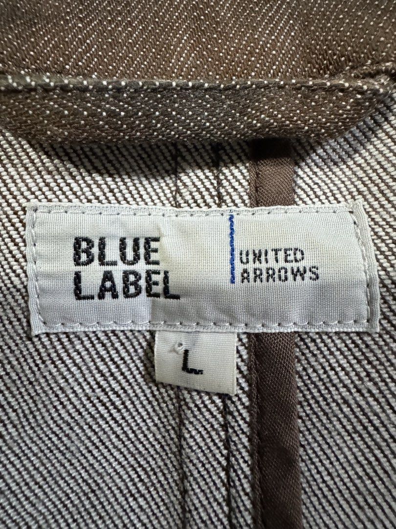 UNITED ARROWS BLUE LABEL (Category: Coats, Jackets and Outerwear) located in Cebu City. Submitted by etnaner (Listing ID 1464450126, Image 1). Description: UNITED ARROWS BLUE LABEL VINTAGE WORK CHORE HICKORY MADE IN JAPAN SIZE: large on tag Used good condition needs clean.