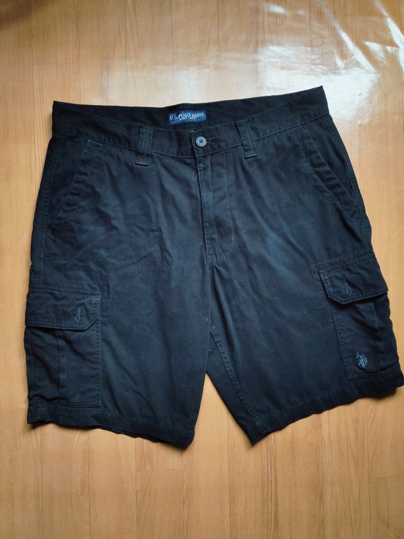U.S POLO ASSN. JORTS (Category: Shorts) located in Pasig City. Submitted by melvincorre004 (Listing ID 1464410646, Image 1). Description: COLOR RATE 9/10 UKAY HUNT NO ISSUE NEED WASH LANG DIME: WAIST -36 LENGTH - 21 WIDE - 11.