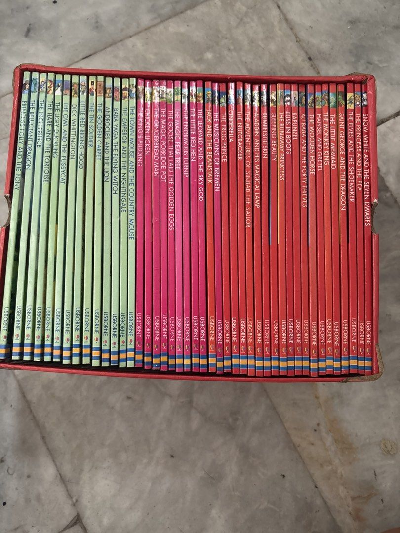 Usborne 50 Books Early Stages Reading Set (Category: Children's Books) located in Makati City. Submitted by joyiejoyee (Listing ID 1464411557, Image 2). Description: - 50 Usborne books to boost early reading skills. - Includes Usborne First Reading Levels Three and Four. - Also features Young Reading Series One. - Offers a variety of classic tales and story styles. - Designed to build children's reading confidence. - Each book contains short stor