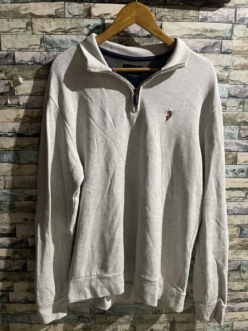 Uspa Quarterzip Tricolor pony (Category: Coats, Jackets and Outerwear) located in Batangas. Submitted by rags2bands (Listing ID 1464464054, Image 1). Description: Uspa Quarterzip Jacket Brand new condition complete tags no issue no flaws 100% authentic tricolor pony 21x28 1580 plus shipping only.