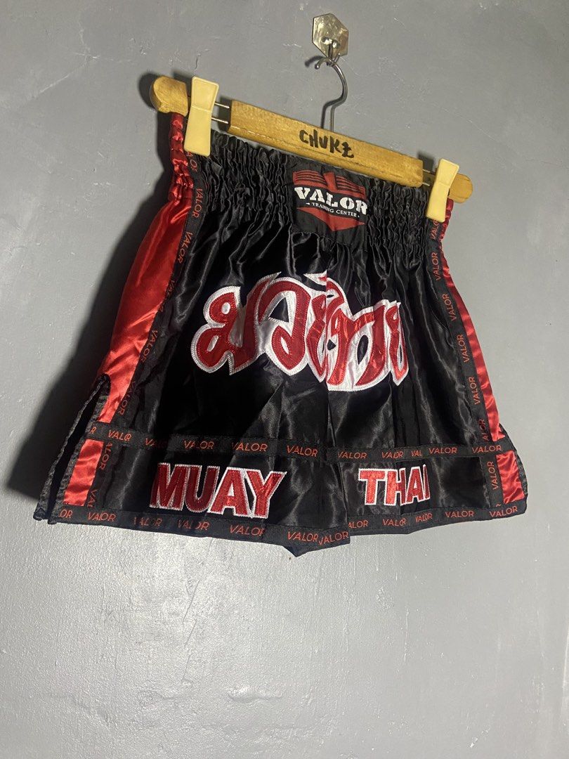Valor Muay Thai short (Category: Activewear) located in Cabuyao City. Submitted by chukz_x (Listing ID 1464520508, Image 2). Description: Valor Muay Thai short Size : SMALL Dimes : 24-30W 14L Condition : Excellent Issue : none Price : 400 📍READY TO WEAR 📍Cabuyao Laguna.