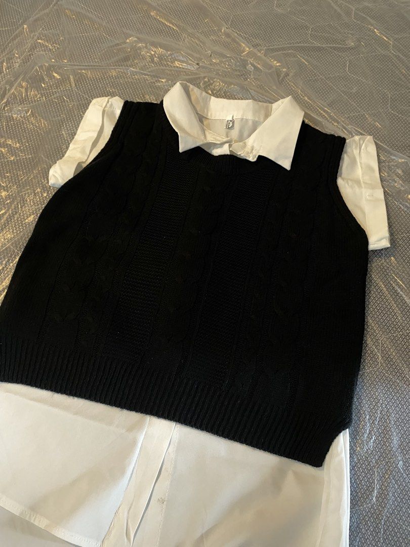 vest & polo set (Category: Sets or Coordinates) located in Pasig City. Submitted by iriescruz238787 (Listing ID 1464444946, Image 2). Description: payment first GCASH ONLY 10/10 condition.