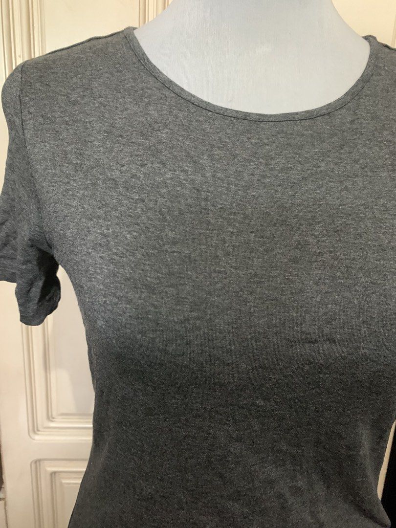 Vince Camuto Grey T-shirt (Category: Sets or Coordinates) located in Quezon City. Submitted by clothingline4sale (Listing ID 1464451383, Image 2). Description: Vince Camuto Gray Shirt Very good condition Brand new with plastic tag Size: medium - semiLarge Bust: 36-40” ; Length: 24” Very nice in actual .