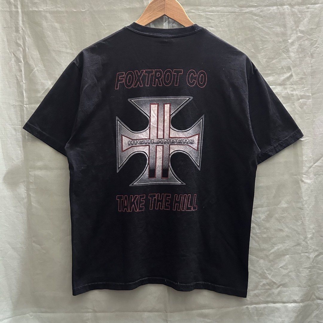 Vintage 90’s Military Unit Graphic Tee (Category: Tshirts & Polo Shirts ) located in Manila. Submitted by offthebins (Listing ID 1464569310, Image 2). Description: Vintage 90’s Military Unit Graphic Tee West Coast Choppers Vibes M-L Boxy 19.8x25.5 Hairlines on back ₱550 +SF 📍Pasig City 📦 J&T Express, Lalamove.