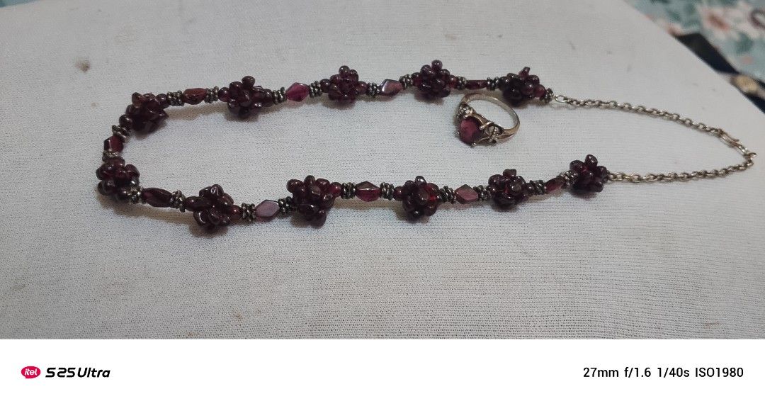 Vintage amethyst necklace (Category: Necklaces) located in Manila. Submitted by julius_onlineshop14 (Listing ID 1464459059, Image 3). Description: this real amethyst necklace malamig stone 16" long S lock design like new condition super nice in person.