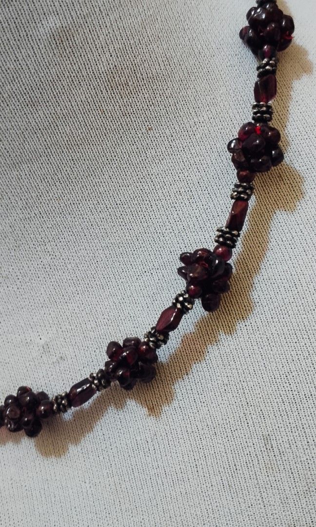 Vintage amethyst necklace (Category: Necklaces) located in Manila. Submitted by julius_onlineshop14 (Listing ID 1464459059, Image 2). Description: this real amethyst necklace malamig stone 16" long S lock design like new condition super nice in person.