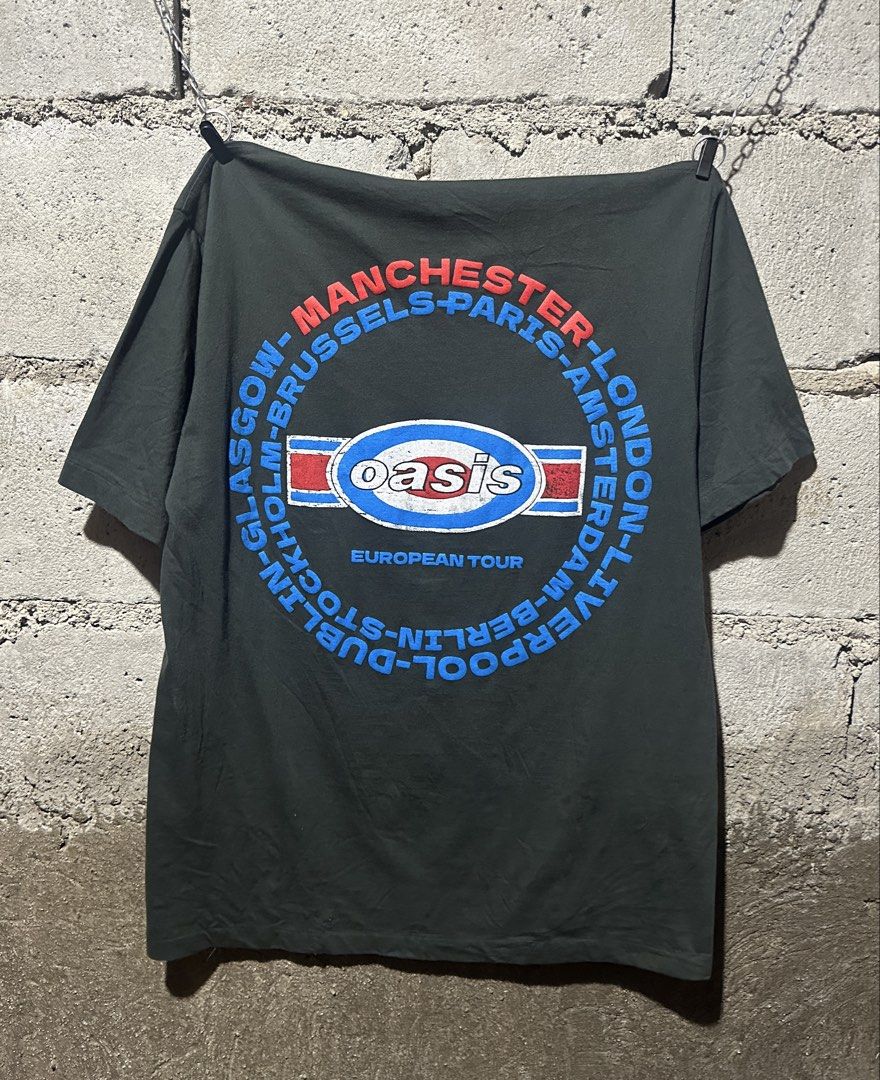 Vintage Boot Oasis Definitely Maybe Tour Tee (Category: Tshirts & Polo Shirts ) located in Manila. Submitted by got_loots (Listing ID 1464502040, Image 3). Description: WTS❗️❗️❗️ Vintage Boot Oasis Definitely Maybe Tour Tee In good condition Dimes: 21x28 ₱3,500 Only .