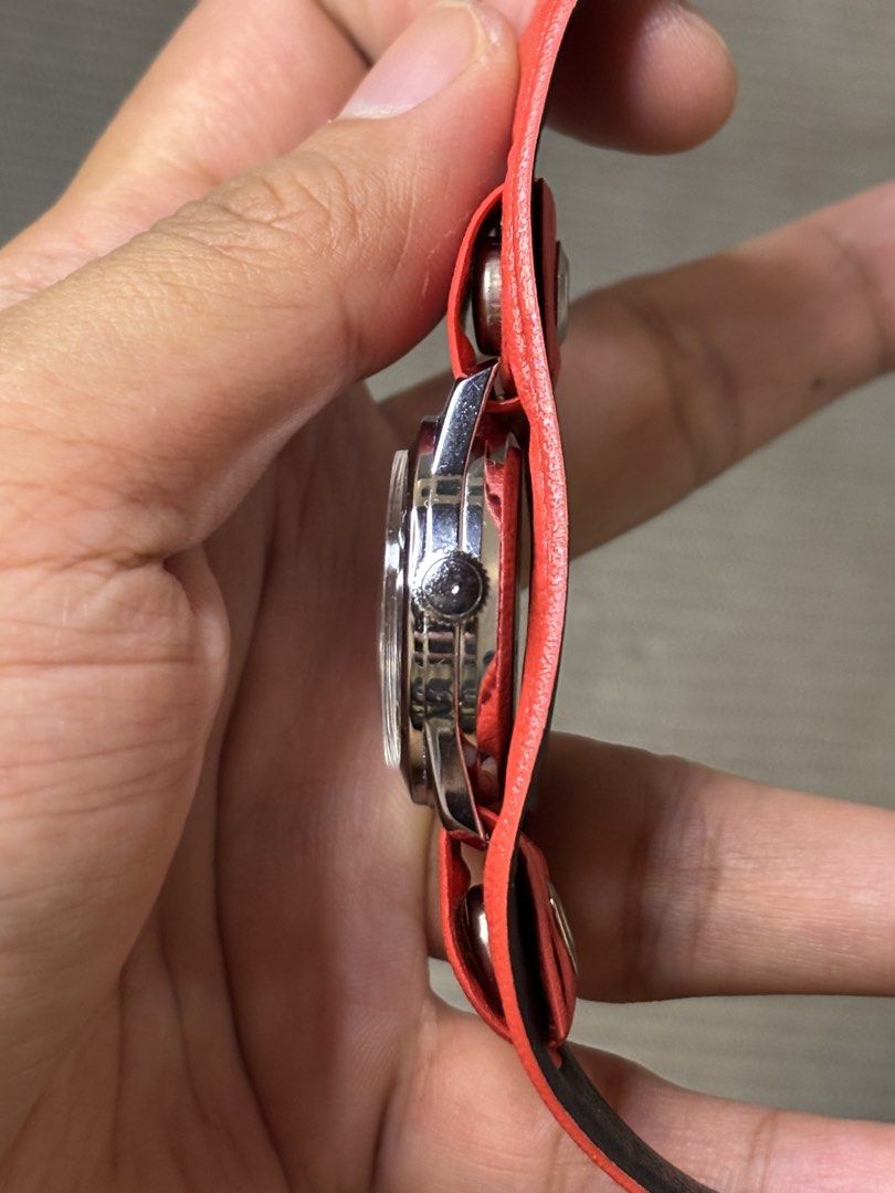 Vintage Bradley Mighty Mouse (Hand-winding) (Category: Men's Watches) located in Manila. Submitted by soughtafterseconds (Listing ID 1464525097, Image 3). Description: Vintage Bradley Mighty Mouse (Hand-winding) This Vintage Bradley Mighty Mouse Manual-Wind Watch (Ref. 5902DQR1) complete with its original factory display box is a rare and highly collectible piece of 1970s character horology. The watch features a bright white face centered with a 