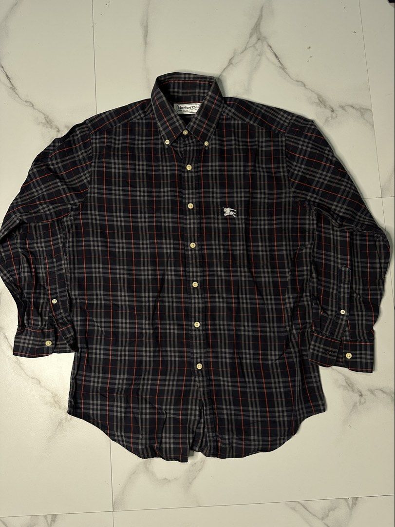 Vintage Burberry Nova Check Button Down Shirt (Category: Formal Shirts) located in Valenzuela. Submitted by iworoo (Listing ID 1464394133, Image 1). Description: Excellent Condition Width: 21 Length: 30 Shoulder: 23 Accepting Offers 😊.