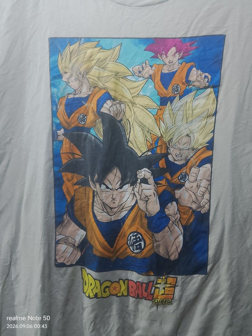 Vintage dragon ball z Tshirt (Category: Tshirts & Polo Shirts ) located in San Ildefonso. Submitted by cristopherthrifts (Listing ID 1464477550, Image 2). Description: Vintage dragon ball z Tshirt -Size XL on tags W20 L26 - with iconic main character goku on different Saiyan mode -perfect for dragon ball z fans.