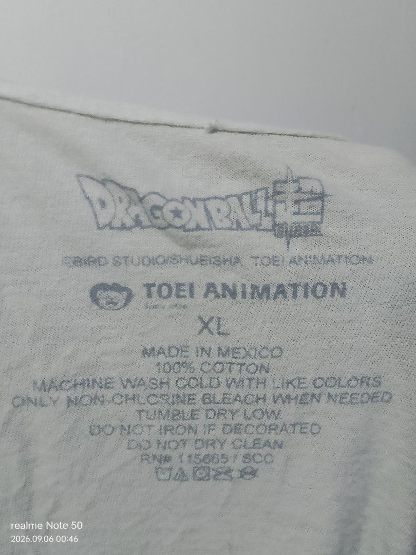 Vintage dragon ball z Tshirt (Category: Tshirts & Polo Shirts ) located in San Ildefonso. Submitted by cristopherthrifts (Listing ID 1464477550, Image 3). Description: Vintage dragon ball z Tshirt -Size XL on tags W20 L26 - with iconic main character goku on different Saiyan mode -perfect for dragon ball z fans.