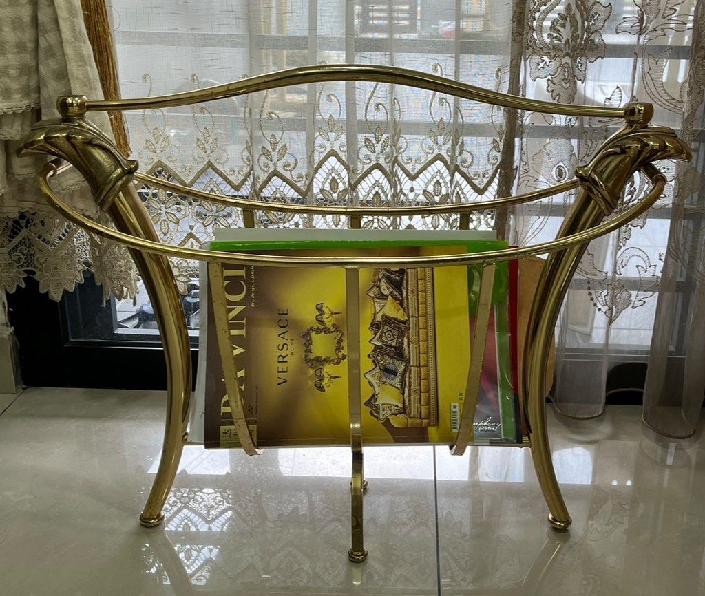 Vintage Magazine Rack Holder Stand pm 017-2957957, Furniture & Home ...