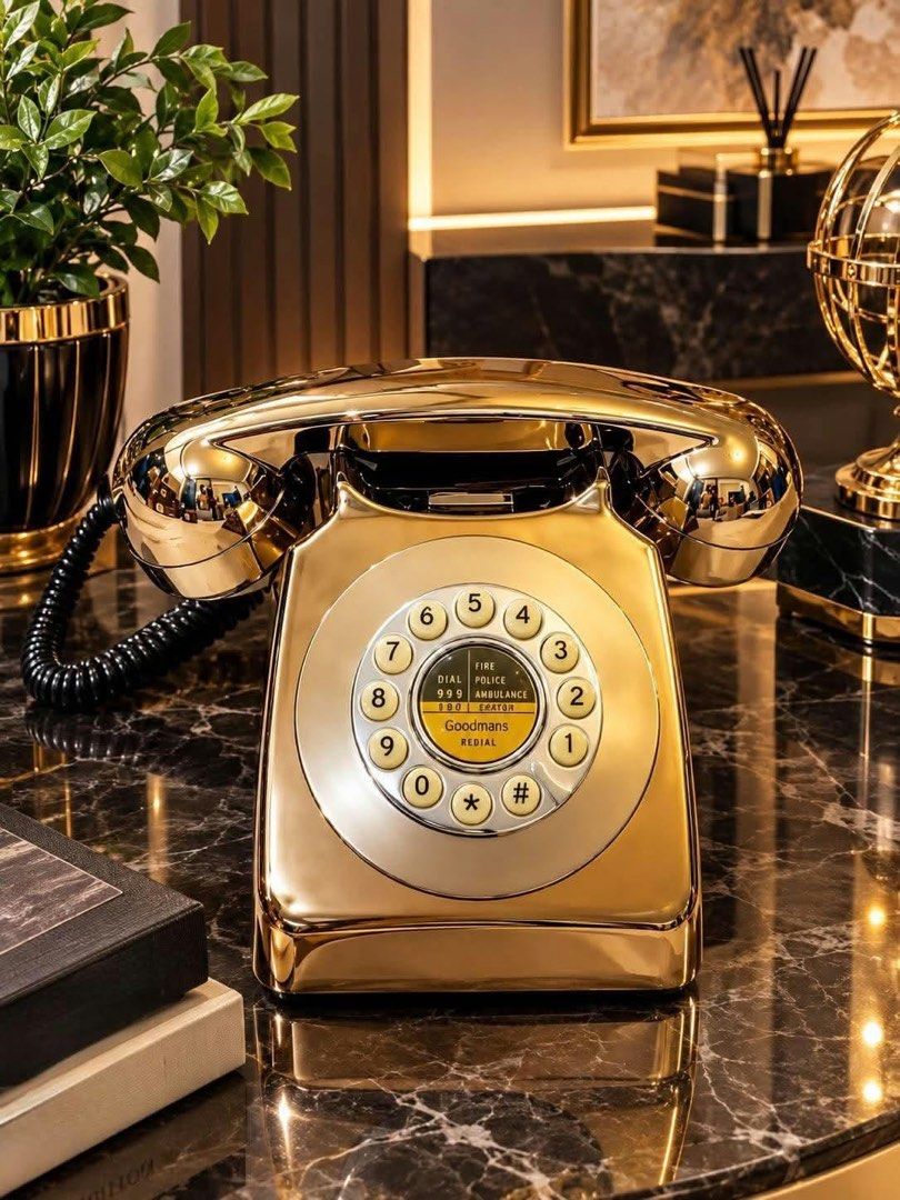 Vintage Style Telephone (Category: Other Home Appliances) located in Quezon City. Submitted by cristinenamichu (Listing ID 1464447758, Image 3). Description: Vintage Style Telephone ✨Elegant Vintage Design - Classic styling that adds a nostalgic and charming touch to any room. ✨Easy Push-Button Use - Simple buttons make calling quick, convenient, and hassle-free. ✨Reliable & Practical - Perfect for homes, offices, or anyone who loves traditional 