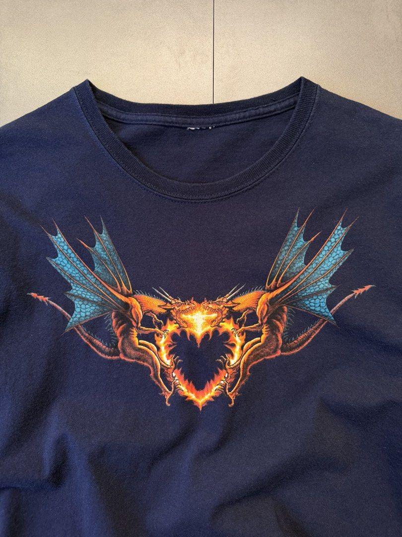 Vintage y2k The Dragon longsleeve (Category: Tshirts & Polo Shirts ) located in Santa Rosa. Submitted by arvintage.ph (Listing ID 1464503246, Image 3). Description: Tagged: Cut tag, fits medium-large Width 21.5” | Length 27.5” | Sleeves 23” Condition: Great condition Issue(s): - .