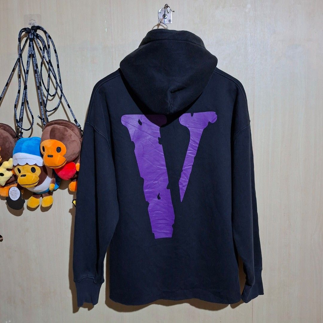 Vlone Purple (Category: Hoodies) located in Bayambang. Submitted by thedonedeal (Listing ID 1464515354, Image 2). Description: Vlone Purple w23 x l27 Medium on tag Complete tags no crack on print no rush order!!.