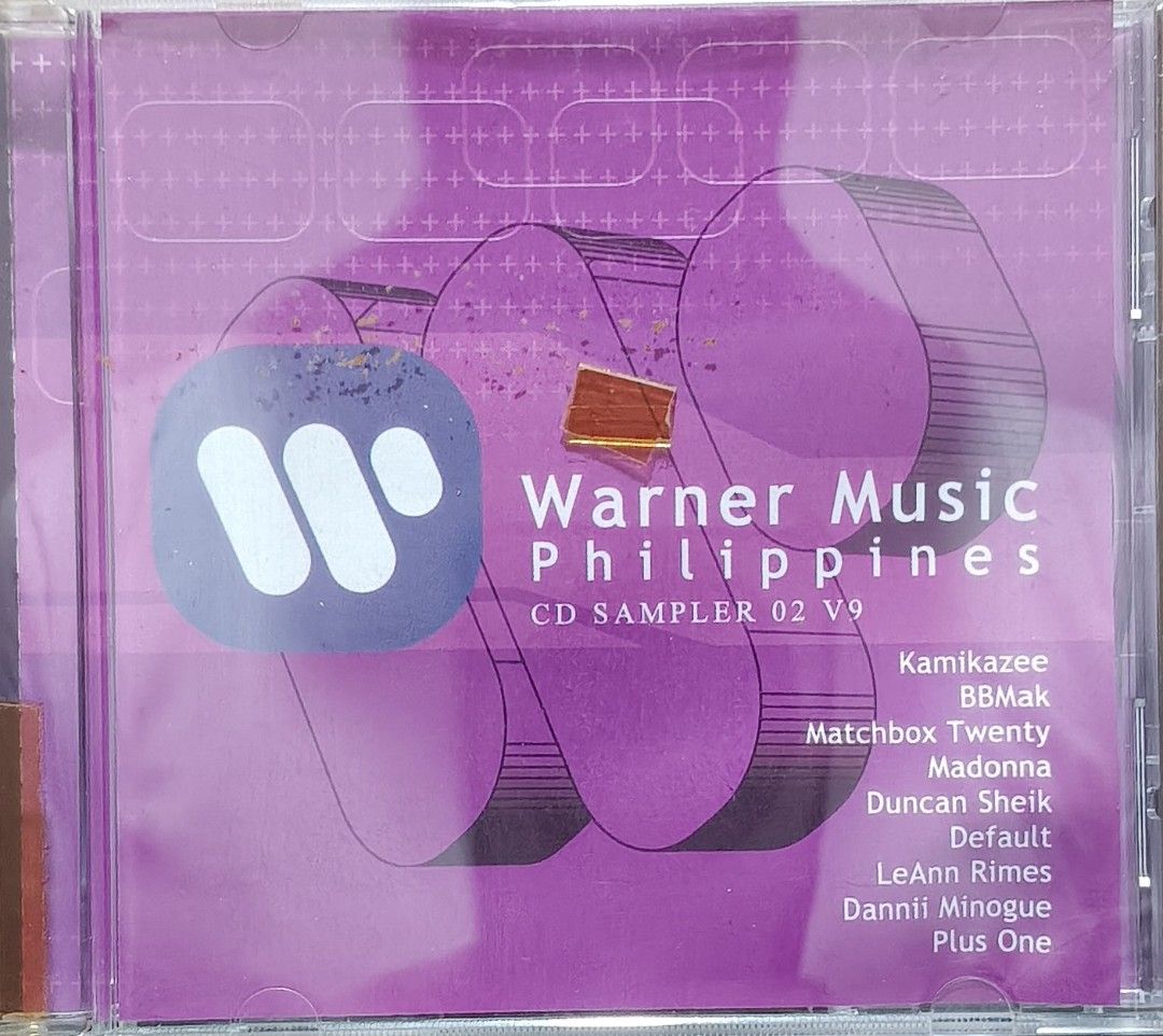 Warner Music Philippines CD Sampler 02 V9 Compilation CD (Category: CDs & DVDs) located in Manila. Submitted by ruelcabrer77078 (Listing ID 1464556029, Image 1). Description: - Warner Music Philippines CD Sampler 02 V9 - Features popular artists: Kamikazee, BBMak, Matchbox Twenty, Madonna, Duncan Sheik, Default, LeAnn Rimes, Dannii Minogue, and Plus One - Includes original album information for each track - A great compilation for fans of these a