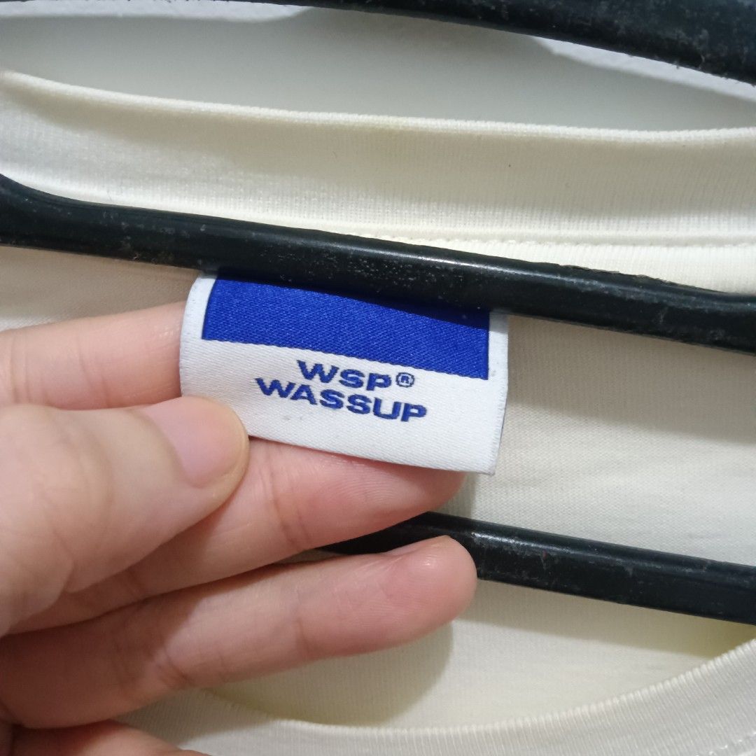 WASSUP Classic Logo Shirt (Category: Tshirts & Polo Shirts ) located in Caloocan City. Submitted by jaychingsss (Listing ID 1464543978, Image 2). Description: Wassup Classic Logo Shirt - 100 22x27 With neck tag, cut wash tag No issue sa print NEED WASH.
