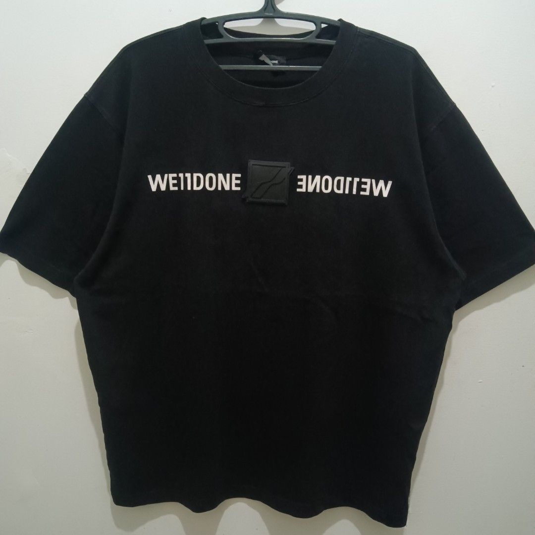 WELLDONE Mirror Logo Shirt (Category: Tshirts & Polo Shirts ) located in Caloocan City. Submitted by jaychingsss (Listing ID 1464545194, Image 1). Description: Welldone Mirror Logo Shirt - 250 23x30 Complete Tags Color Rate: 10/10 No issue NEED WASH.