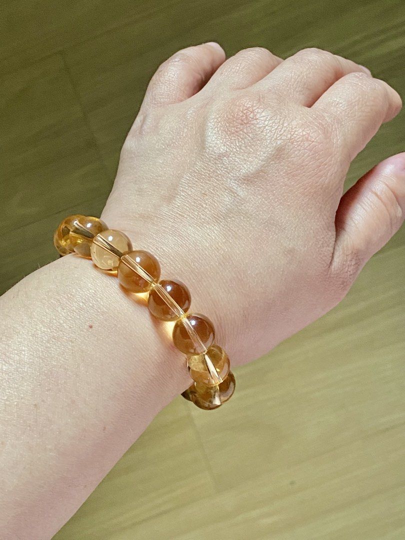 Whiskey Citrine Bracelet (Category: Bracelets) located in Pasig City. Submitted by talaversify (Listing ID 1464401209, Image 3). Description: Semi-precious stone: Whiskey Citrine Stone size: 12mm Wrist size: 16cm 💠 Natural stone 💠.