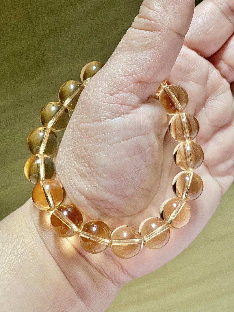 Whiskey Citrine Bracelet (Category: Bracelets) located in Pasig City. Submitted by talaversify (Listing ID 1464401209, Image 1). Description: Semi-precious stone: Whiskey Citrine Stone size: 12mm Wrist size: 16cm 💠 Natural stone 💠.
